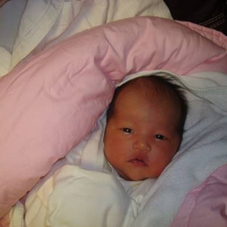 2 week old baby girl, Joo Youn